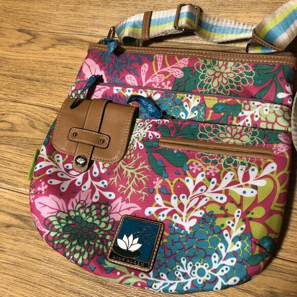 Lily Bloom cross body colorful spring-color flowery prints - Picture 2 of 15